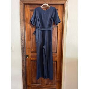 Shelby & Palmer denim wide leg jumpsuit size 14
